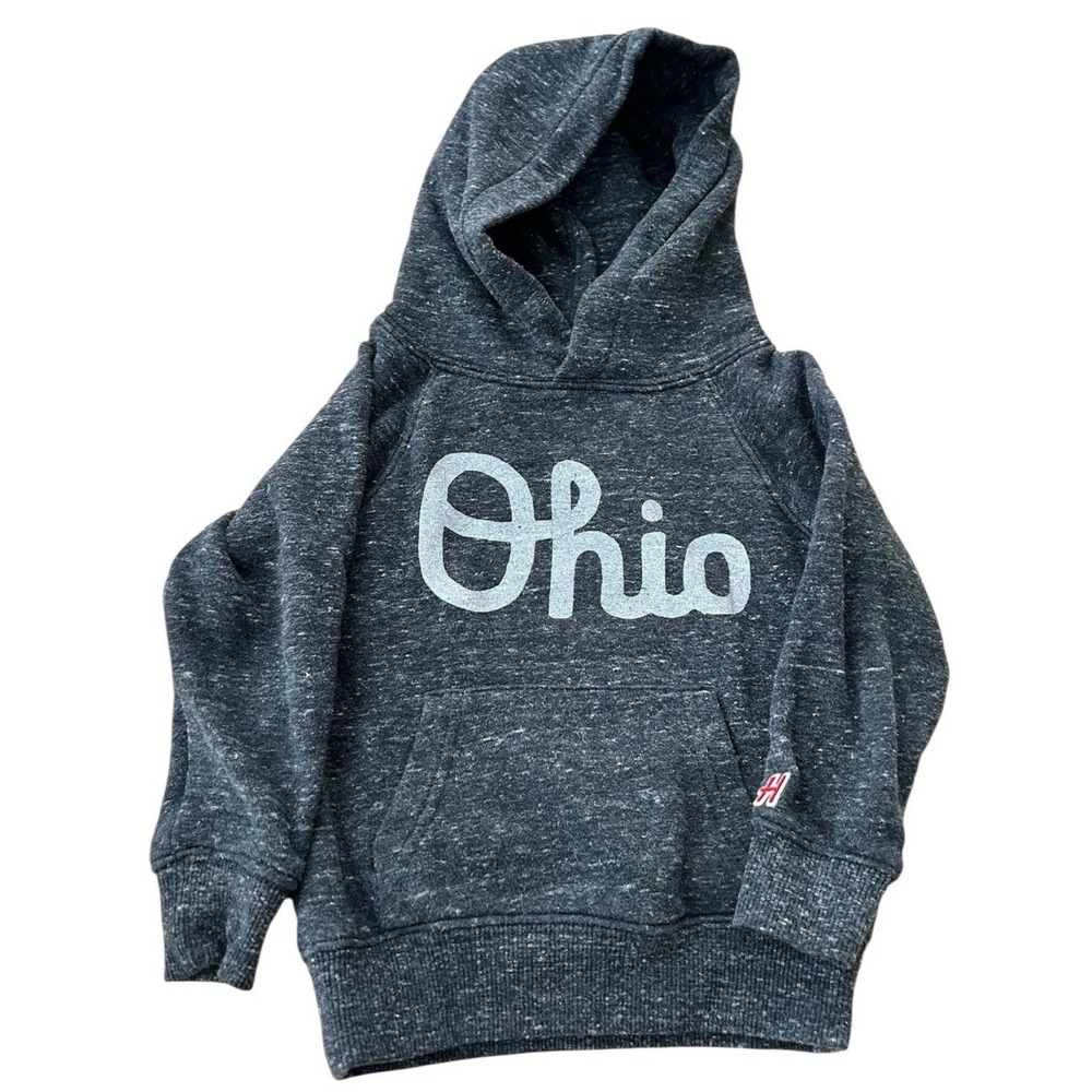 Homage Kids Size 3 Ohio Hoodie Gray